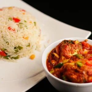 White rice + fish sauce